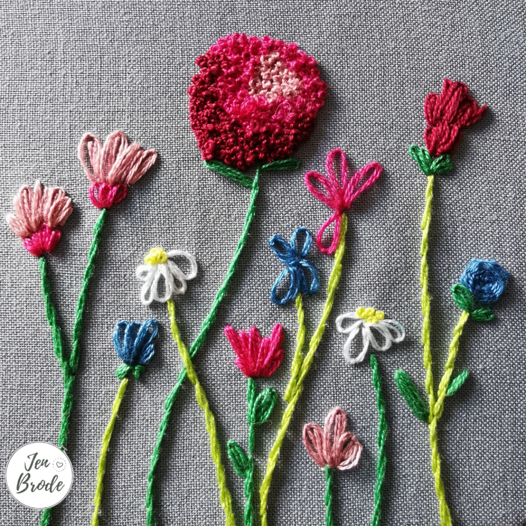 Atelier broderie feuilles et fleurs- Atelier des Nouveaux designs Atelier broderie feuilles et fleurs- Atelier des Nouveaux designs